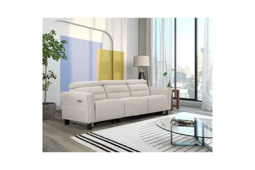 Carpari Reclinersoffa 3-sits - Vit - Möbler - Soffa - Biosoffa & reclinersoffa