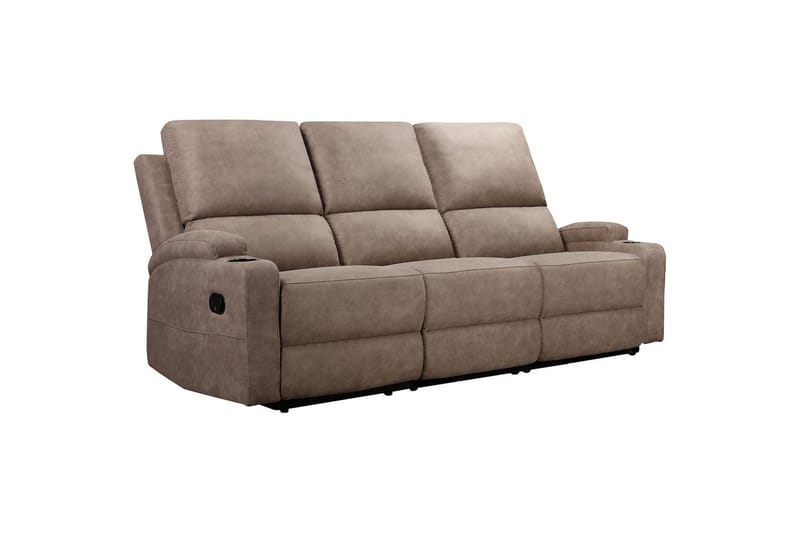 Dallas Reclinersoffa 3-sits - Brun - Möbler - Soffa - Biosoffa & reclinersoffa