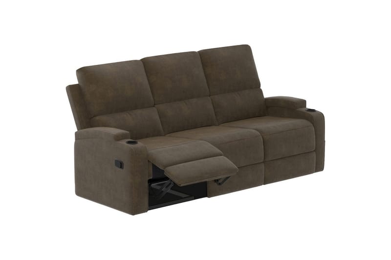 Dallas Reclinersoffa 3-sits - Brun - Möbler - Soffa - Biosoffa & reclinersoffa
