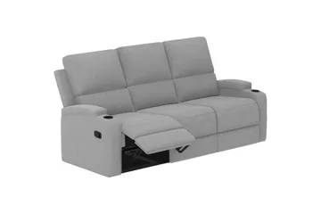 Dallas Reclinersoffa 3-sits - Grå - Möbler - Soffa - Biosoffa & reclinersoffa