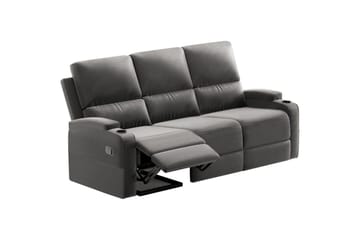 Dallas Reclinersoffa 3-sits - Grå - Möbler - Soffa - Biosoffa & reclinersoffa