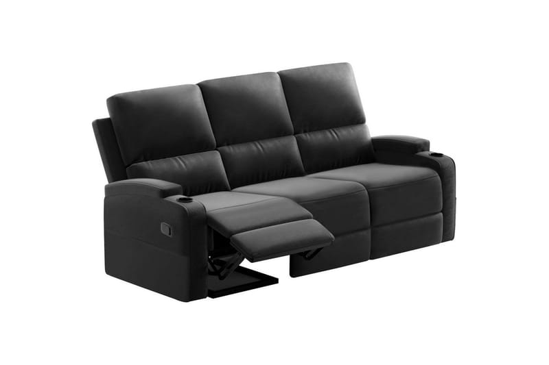 Dallas Reclinersoffa 3-sits - Svart - Möbler - Soffa - Biosoffa & reclinersoffa