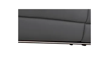 Hörnsoffa 3-sits Pareli Grå, Läder/PU, Höger manuell vilstol - Grå, Läder/PU, Höger manuell vilstol - Möbler - Soffa - Biosoffa & reclinersoffa