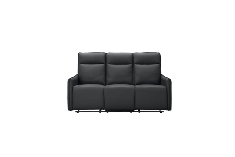 Lugo Reclinersoffa 3-sits, Svart