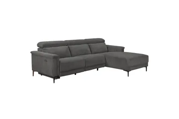 Lund Reclinersoffa 3-sits - Grå - Möbler - Soffa - Biosoffa & reclinersoffa