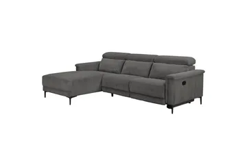 Lund Reclinersoffa 3-sits - Grå - Möbler - Soffa - Biosoffa & reclinersoffa