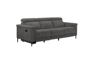 Lund Reclinersoffa 3-sits - Grå - Möbler - Soffa - Biosoffa & reclinersoffa