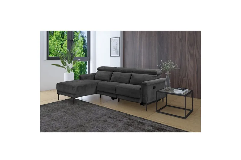 Lund Reclinersoffa 3-sits - Grå - Möbler - Soffa - Biosoffa & reclinersoffa