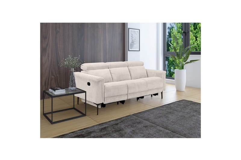 Lund Reclinersoffa 3-sits - Vit - Möbler - Soffa - Biosoffa & reclinersoffa