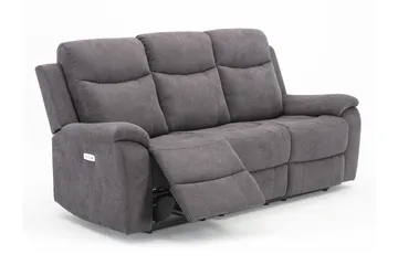 Milo Soffa 3-sits - Grå - Möbler - Soffa - Biosoffa & reclinersoffa