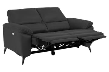 Ranas 2-sits Hörnreclinersoffa Elektrisk - Grå/Svart - Möbler - Soffa - Biosoffa & reclinersoffa