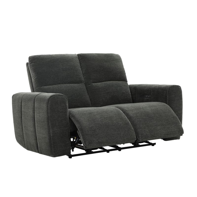 Reclinersoffa Ödmark 2-sits med elektrisk mekanism - grå - Möbler - Soffa - Biosoffa & reclinersoffa