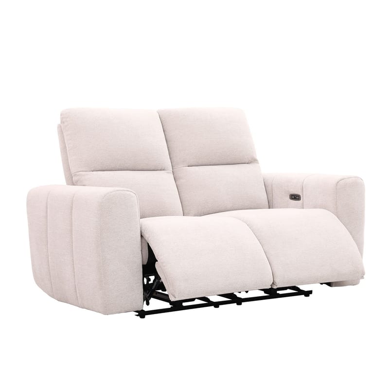 Reclinersoffa Ödmark 2-sits med elektrisk mekanism - ljusbeige - Möbler - Soffa - Biosoffa & reclinersoffa