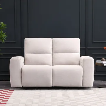 Reclinersoffa Ödmark 2-sits med elektrisk mekanism - ljusbeige - Möbler - Soffa - Biosoffa & reclinersoffa