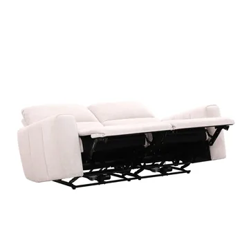 Reclinersoffa Ödmark 3-sits med elektrisk mekanism - ljusbeige - Möbler - Soffa - Biosoffa & reclinersoffa