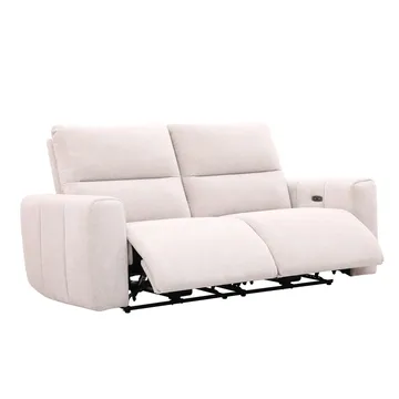 Reclinersoffa Ödmark 3-sits med elektrisk mekanism - ljusbeige - Möbler - Soffa - Biosoffa & reclinersoffa