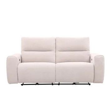 Reclinersoffa Ödmark 3-sits med elektrisk mekanism - ljusbeige - Möbler - Soffa - Biosoffa & reclinersoffa