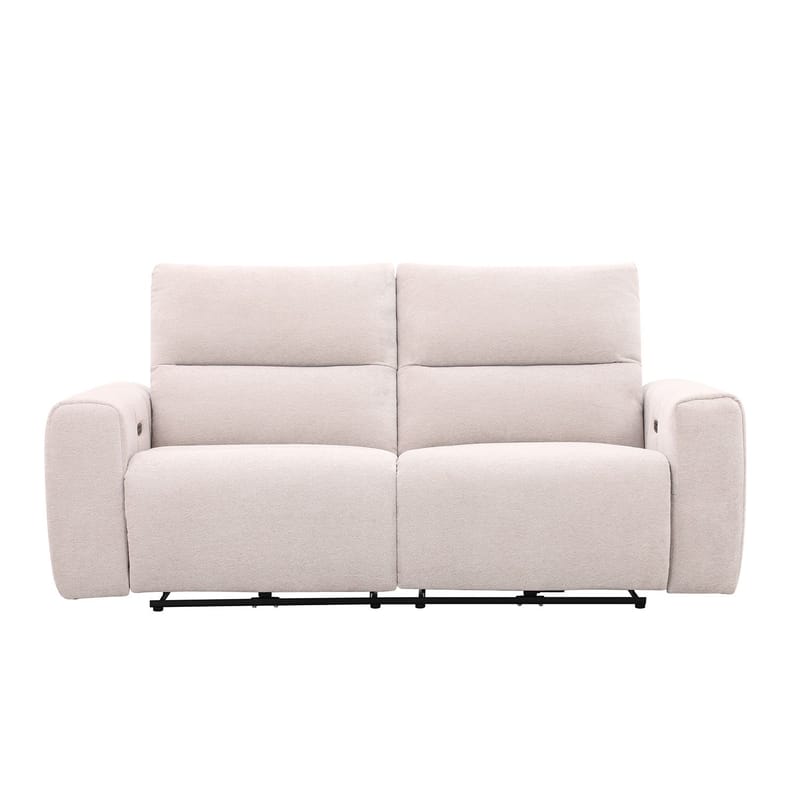Reclinersoffa Ödmark 3-sits med elektrisk mekanism - ljusbeige - Möbler - Soffa - Biosoffa & reclinersoffa
