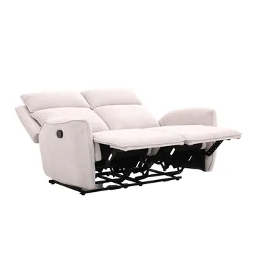 Reclinersoffa Östvik 2-sits med manuell mekanism - beige - Möbler - Soffa - Biosoffa & reclinersoffa