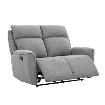 Reclinersoffa Östvik 2-sits med manuell mekanism - grå - Möbler - Soffa - Biosoffa & reclinersoffa