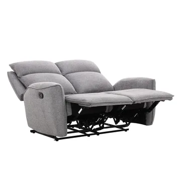 Reclinersoffa Östvik 2-sits med manuell mekanism - grå - Möbler - Soffa - Biosoffa & reclinersoffa