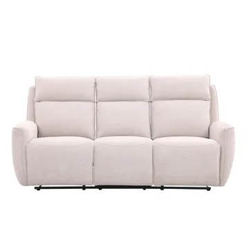 Reclinersoffa Östvik 3-sits med manuell mekanism - beige - Möbler - Soffa - Biosoffa & reclinersoffa