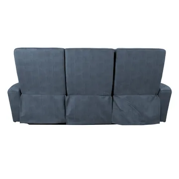 Reclinersoffa Darvi 3-sits med elektrisk mekanism - blå - Möbler - Soffa - Biosoffa & reclinersoffa
