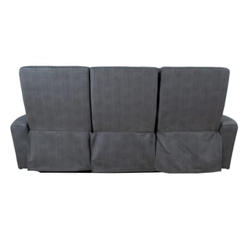Reclinersoffa Darvi 3-sits med elektrisk mekanism - Grå sammet - Möbler - Soffa - Biosoffa & reclinersoffa
