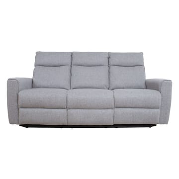 Reclinersoffa Fjolna 3-sits med manuell mekanism - grå - Möbler - Soffa - Biosoffa & reclinersoffa