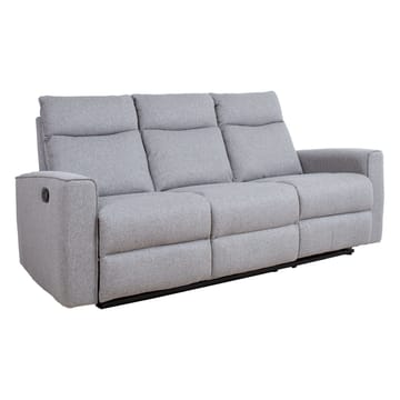 Reclinersoffa Fjolna 3-sits med manuell mekanism - grå - Möbler - Soffa - Biosoffa & reclinersoffa
