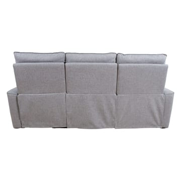 Reclinersoffa Fjolna 3-sits med manuell mekanism - grå - Möbler - Soffa - Biosoffa & reclinersoffa
