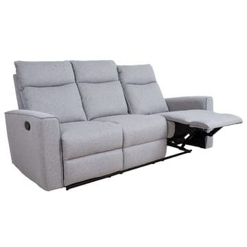 Reclinersoffa Fjolna 3-sits med manuell mekanism - grå - Möbler - Soffa - Biosoffa & reclinersoffa