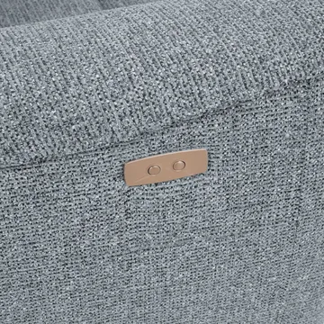 Reclinersoffa Glendor 2-sits med elektrisk mekanism - Blågrå - Möbler - Soffa - Biosoffa & reclinersoffa