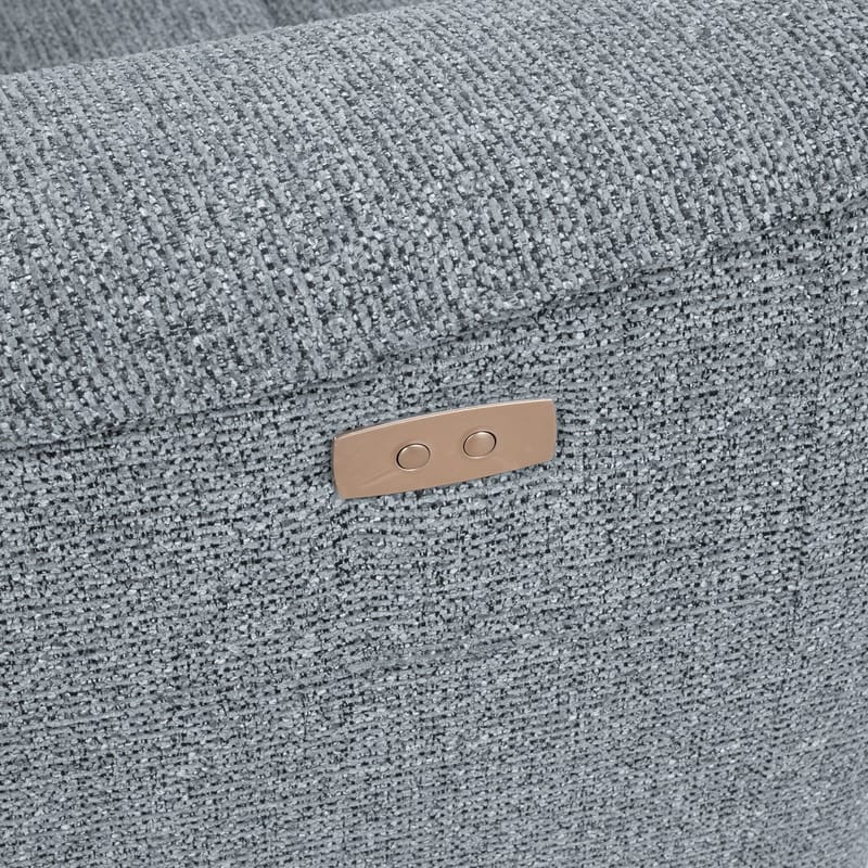 Reclinersoffa Glendor 2-sits med elektrisk mekanism - Blågrå - Möbler - Soffa - Biosoffa & reclinersoffa