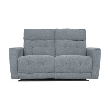 Reclinersoffa Glendor 2-sits med elektrisk mekanism - Blågrå - Möbler - Soffa - Biosoffa & reclinersoffa