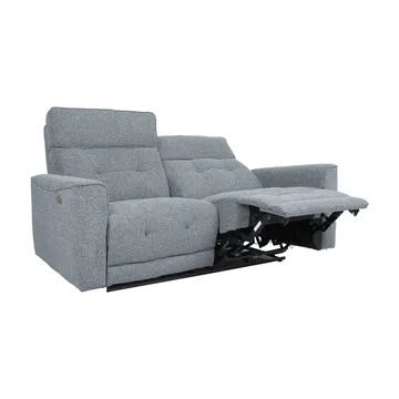 Reclinersoffa Glendor 2-sits med elektrisk mekanism - Blågrå - Möbler - Soffa - Biosoffa & reclinersoffa