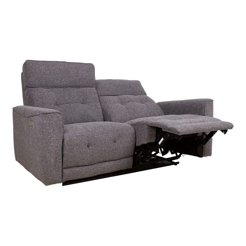 Reclinersoffa Glendor 2-sits med elektrisk mekanism - Grå - Möbler - Soffa - Biosoffa & reclinersoffa