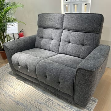 Reclinersoffa Glendor 2-sits med elektrisk mekanism - Grå - Möbler - Soffa - Biosoffa & reclinersoffa