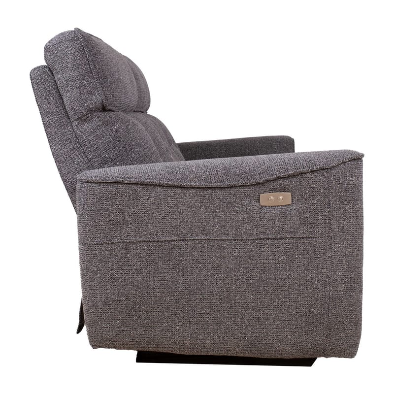 Reclinersoffa Glendor 2-sits med elektrisk mekanism - Grå - Möbler - Soffa - Biosoffa & reclinersoffa