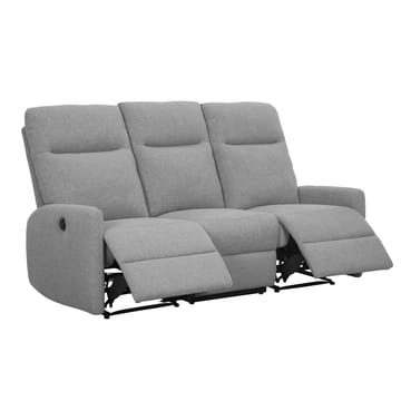 Reclinersoffa Gränor 3-sits med elektrisk mekanism - Ljusgrå - Möbler - Soffa - Biosoffa & reclinersoffa