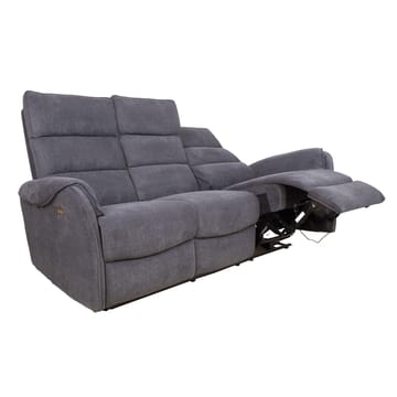 Reclinersoffa Mörvik 3-sits med elektrisk mekanism - blågrå - Möbler - Soffa - Biosoffa & reclinersoffa
