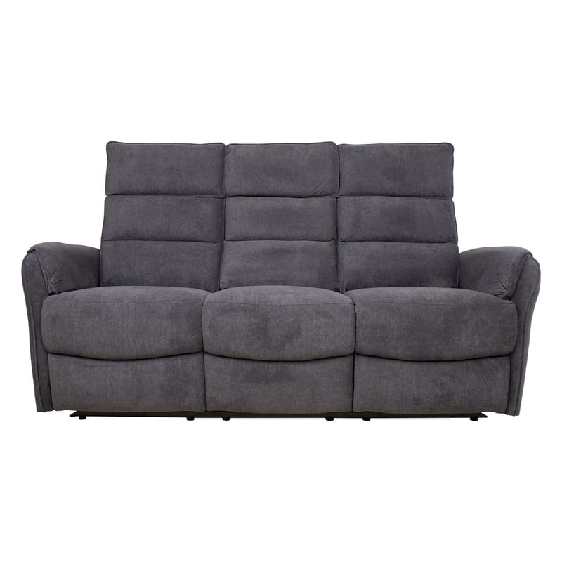 Reclinersoffa Mörvik 3-sits med elektrisk mekanism - blågrå - Möbler - Soffa - Biosoffa & reclinersoffa
