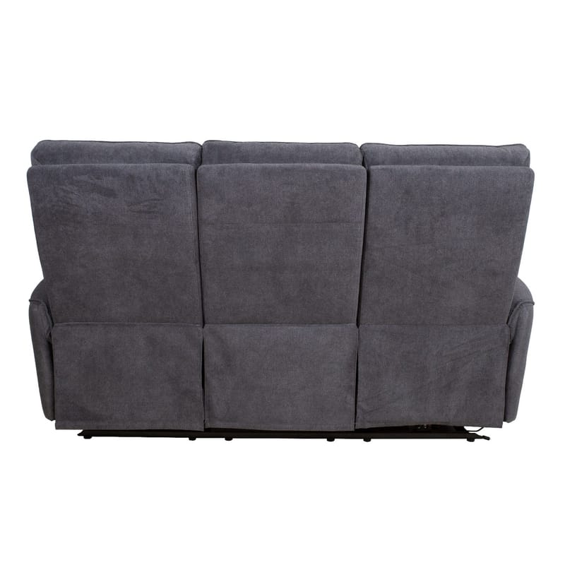 Reclinersoffa Mörvik 3-sits med elektrisk mekanism - blågrå - Möbler - Soffa - Biosoffa & reclinersoffa
