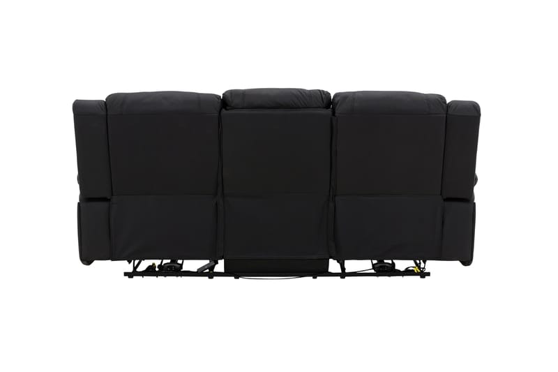 Reclinersoffa med hörn Comfort Living Singapore Reclinersoffa 3 sits Konstläder Black - Möbler - Soffa - Biosoffa & reclinersoffa