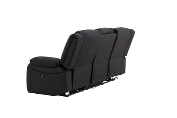 Reclinersoffa med hörn Comfort Living Singapore Reclinersoffa 3 sits Konstläder Black - Möbler - Soffa - Biosoffa & reclinersoffa