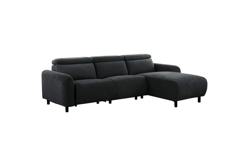 Reclinersoffa med hörn Loft24 Skaane Reclinersoffa 3-sits Grey Belfast fabric - Möbler - Soffa - Biosoffa & reclinersoffa