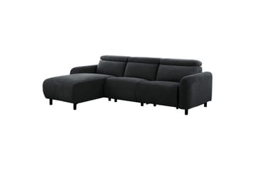 Reclinersoffa med hörn Loft24 Skaane Reclinersoffa 3-sits Grey Left-faced Manchester - Möbler - Soffa - Biosoffa & reclinersoffa