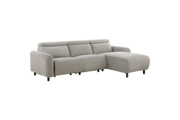 Reclinersoffa med hörn Loft24 Skaane Reclinersoffa 3-sits Grey Right-faced Manchester - Möbler - Soffa - Biosoffa & reclinersoffa