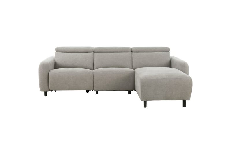 Reclinersoffa med hörn Loft24 Skaane Reclinersoffa 3-sits Grey1 Belfast fabric - Möbler - Soffa - Biosoffa & reclinersoffa