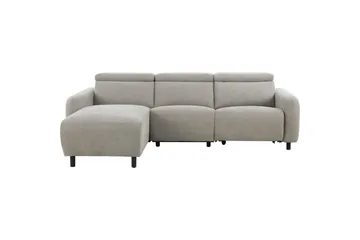 Reclinersoffa med hörn Loft24 Skaane Reclinersoffa 3-sits Grey1 Left-faced Manchester